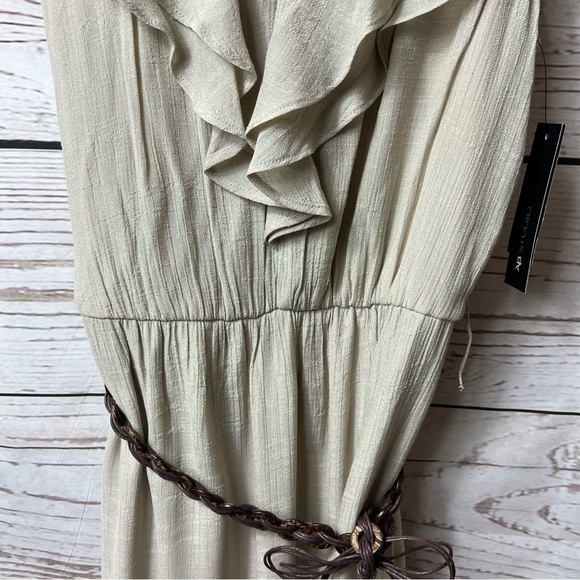 Nwt Ab Studio Ruffle Double Slit Maxi - Picture 6 of 13